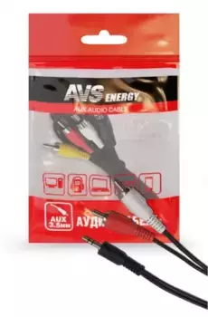 кабель! с разъемом 3,5 jack - 2RCA (аудио),1,5м\ A78885S AVS
