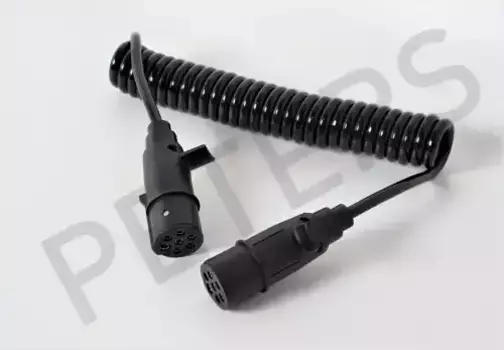 кабель спиральный! 7/7 полюсов, L3500. пласт,c 2 штекерами,Typ N Euro/Euro ISO1185\ 076.939-21A PETERS