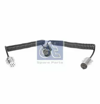 кабель спиральный! (п) двойной с 3 штекерами,1x15+2x7 полюсный,L=3500, 24V\ DAF 5.77044 DT