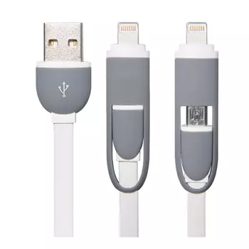 кабель! USB / Mfi, Micro USB, 1м\ PM6658 ZIPOWER