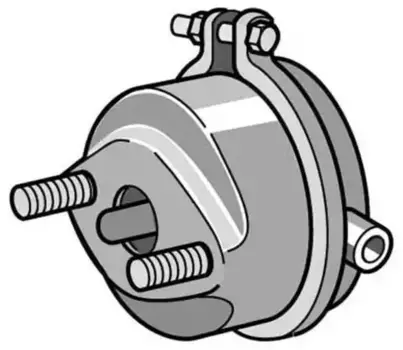 камера тормозная! T20 прав/лев для дискового торм. положение возд.порта 0°\BPW,DAF,SAF II31098 KNORR