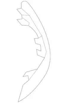 Катафот (световозвращатель) MB 166 820 03 74