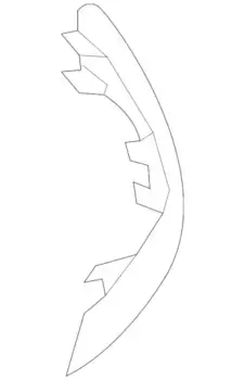 Катафот (световозвращатель) MB 166 820 04 74