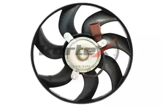 KFD080 ВЕНТИЛЯТОР РАДИАТОРА SKODA OCTAVIA A5 (04-)/VW GOLF V (03-) (LFAC 18K0) KORTEX