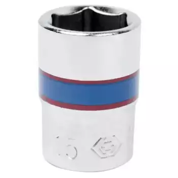 KING TONY Головка торцевая стандартная шестигранная 1/4', 15 мм 233515M