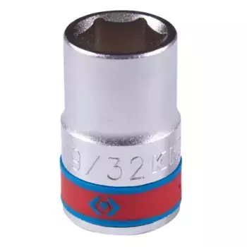 KING TONY Головка торцевая стандартная шестигранная 1/2', 19/32', дюймовая 433519S