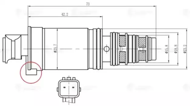 Клапан кондиционера LUZAR LCCV 2102