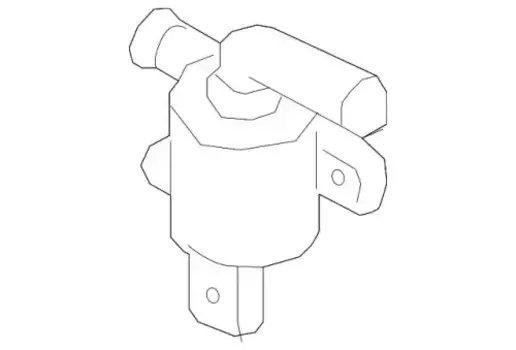 Клапан отопителя VAG 4H0121671D