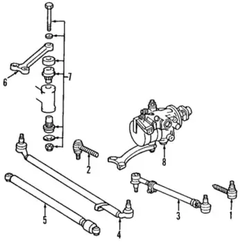 Клапан топливной системы MB 124 476 04 32