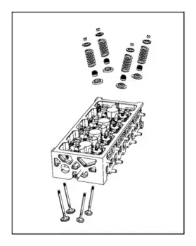клапан впускной! 28.1x5.97x99.3\ Audi A3/Q3, VWT5 2.0 CAAB 03> 03L109601 VAG