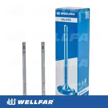 клапан выпускной! 38x9x160.3\ MAN D2066 LF01/02/03/04 Euro 3 101-215770 WELLFAR