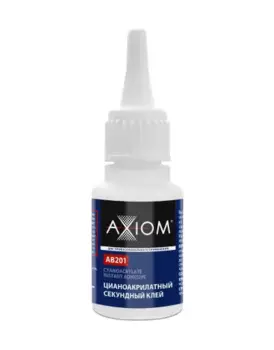 клей! цианоакрилатный, секундный, 20г\ AB201 AXIOM