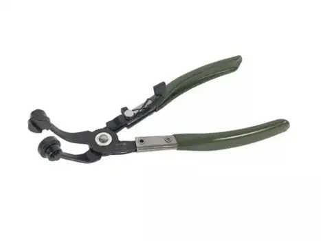 клещи для самозажимных хомутов! с загнутыми губками\ 821003 ДЕЛО ТЕХНИКИ