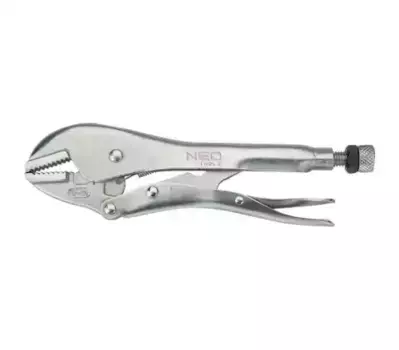 клещи зажимные! 250 мм, прямые губки\ 01-217 NEO