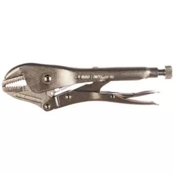 клещи зажимные! 250 мм, прямые губки\