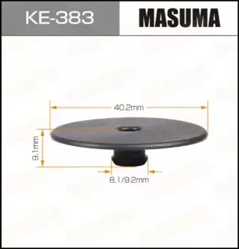 клипса! 40.5x8.1/9.2x9.1\ VW Caddy-II/Polo Classic 95-04 KE-383 MASUMA