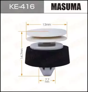 клипса!\ Audi 80/100/A3/A4/A6/A8/TT, Seat Exeo, Skoda Superb I, VW Passat B5 90> KE-416 MASUMA