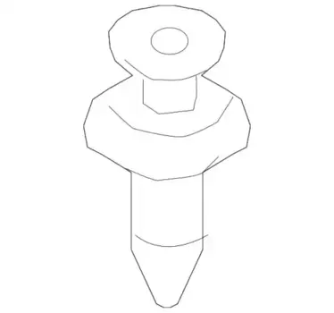 клипса!\ Audi Q7 4MB 4M0805163 VAG