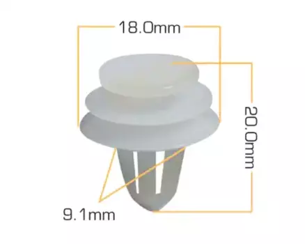 клипса!\ Infinity G25/M35/QX56, Nissan Almera/Murano/Note/Qashqai 04> KJ-2443 MASUMA