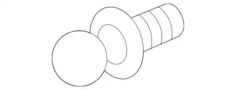 клипса крепления фонаря заднего!\ VW Caddy 3/T5/Amarok 04> WHT008867 VAG