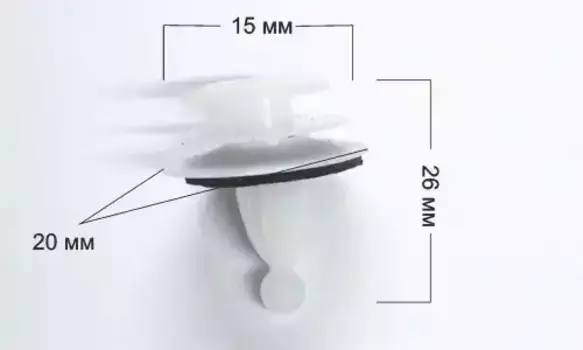 КЛИПСА КРЕПЛЕНИЯ ОБИВКИ ДВЕРИ/ARG17-8023/90384111/ARIRANG (10702070/090719/0128856, КОРЕЯ, РЕСПУБЛИК