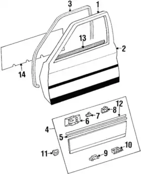 клипса!\ Mercedes W 124 002 994 75 45 MB