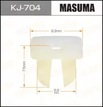 клипса!\ Mitsubishi DIAMANTE/GALANT/LANCER 94-08,NISSAN Avenir 90-98 KJ-704 MASUMA