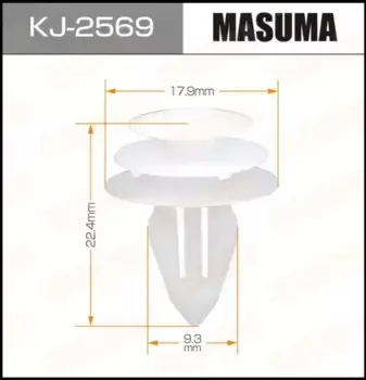 клипса!\ Nissan Almera/Murano/Qashqai/Teana/X-Trail 96> KJ-2569 MASUMA