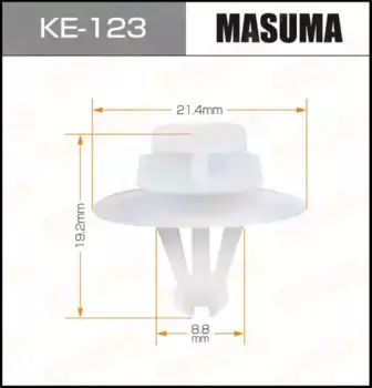 клипса!\RENAULT CLIO II 98>/RENAULT SCENIC III 09> KE-123 MASUMA
