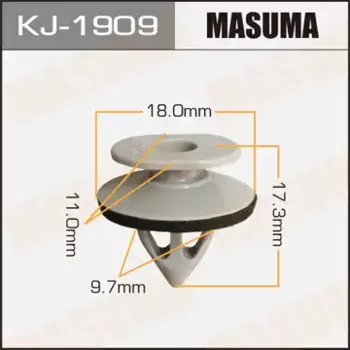 клипса!\Subaru Forester/Impreza/Legacy/Tribeca 98> KJ1909 MASUMA
