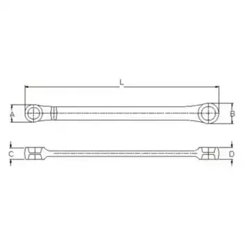 КЛЮЧ НАКИДНОЙ ТЕКСТУРНЫЙ Е-ПРОФИЛЬ Е6 Х Е8 AWTEAF0608 LICOTA