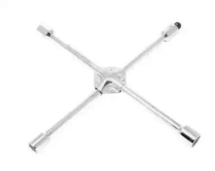 ключ балонный крестовой! 17-19-21''-22 с адаптером 1/2''\ FK-681B400 FORCEKRAFT