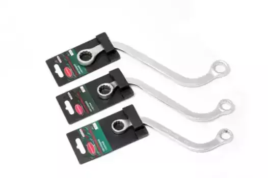 ключ! накидной S-образный 12х13мм, на пластиковом держателе\ RF-7611213A ROCK FORCE