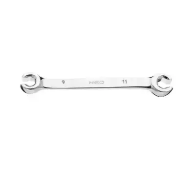 ключ разрезной! 9 x 11 мм, CrV\# 09-143 NEO