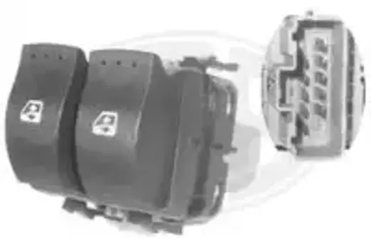 кнопка стеклоподъемника переднего левого!\ Renault Megane II/Scenic II 1.4-2.0 02-09 662450 ERA
