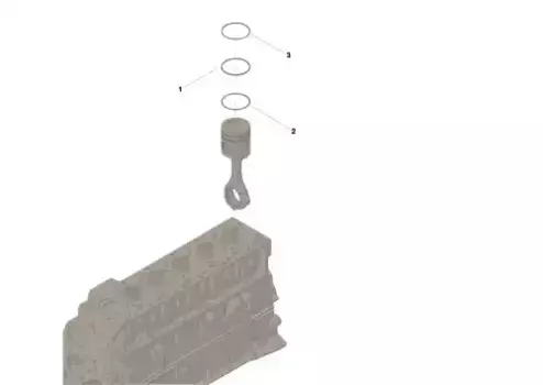Кольца поршневые CUMMINS 3802951