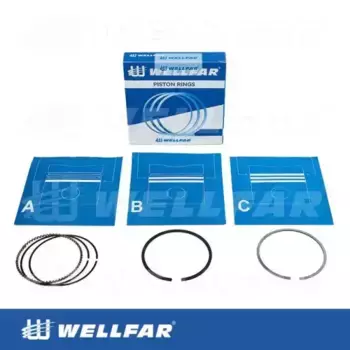 Кольца поршневые WELLFAR 005-502601-000
