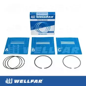 Кольца поршневые WELLFAR 005-507250-050