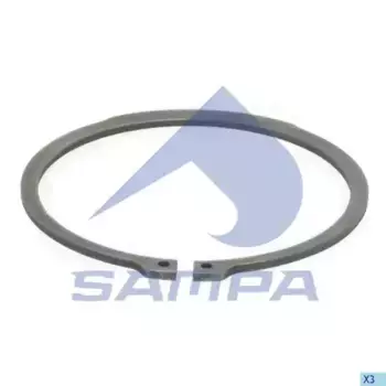 кольцо стопорное! (м) \ Volvo FH12(G1/2/3/4)/FH16(G1/2/3)/FM9(G1/2)/FM10(G1)/FM12(G1/2/3) 106.281 SAMPA