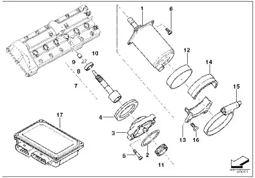 Кольцо уплотнительное автомобильное BMW 11 12 7 502 482
