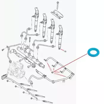 Кольцо уплотнительное автомобильное LAND ROVER LR019118