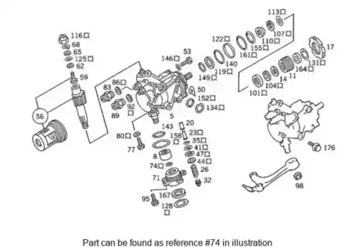 Кольцо уплотнительное автомобильное MB 009 997 42 45