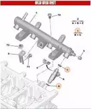 Кольцо уплотнительное форсунки PSA 1981 47