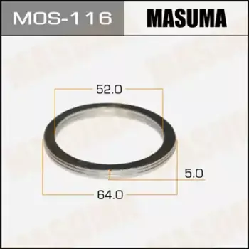 Прокладка глушителя MASUMA MOS-116