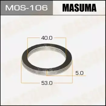Прокладка глушителя MASUMA MOS-106