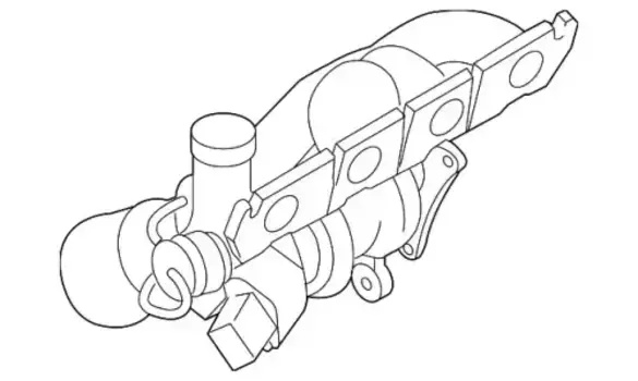 Коллектор выпускной VAG 06D 145 701 J