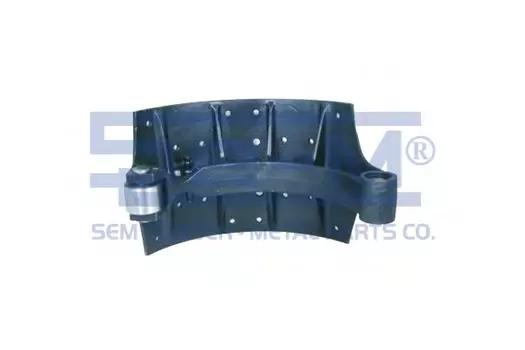 колодка тормозная!410x220мм o/o (с роликом) 16 заклепок \ MAN