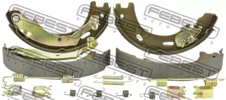 Тормозные колодки барабанные FEBEST 2902-DIVR