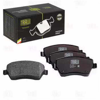 Тормозные колодки дисковые передняя ось TRIALLI PF 1402