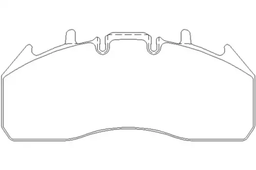 Тормозные колодки дисковые DON CVP101K